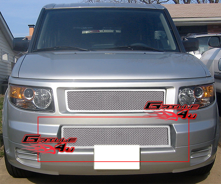 For 0708 Honda Element SC Bumper Stainless Mesh Premium Grille