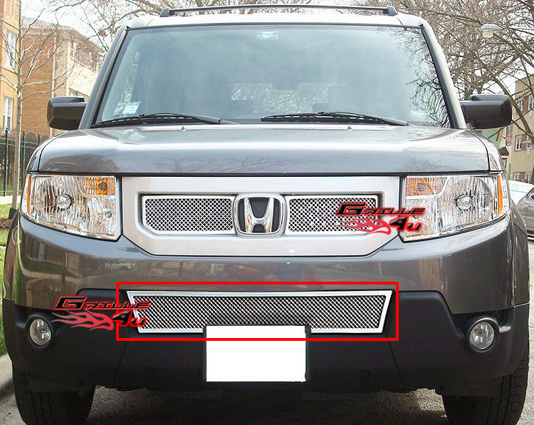 Fits 0911 Honda Element Bumper Stainless Steel Mesh Grille eBay
