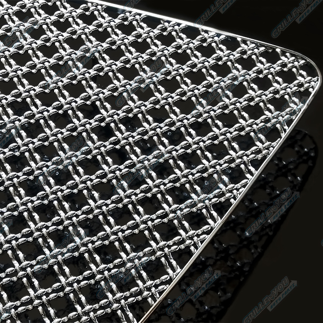 Fits 20112014 Chrysler 300/300C Stainless Steel Double Wire X Mesh