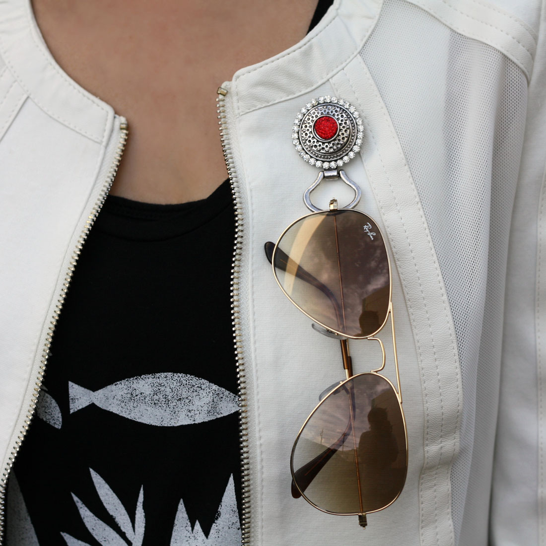 BMC Interchangeable Snap Button Centerpiece Badge Holder Brooch eBay