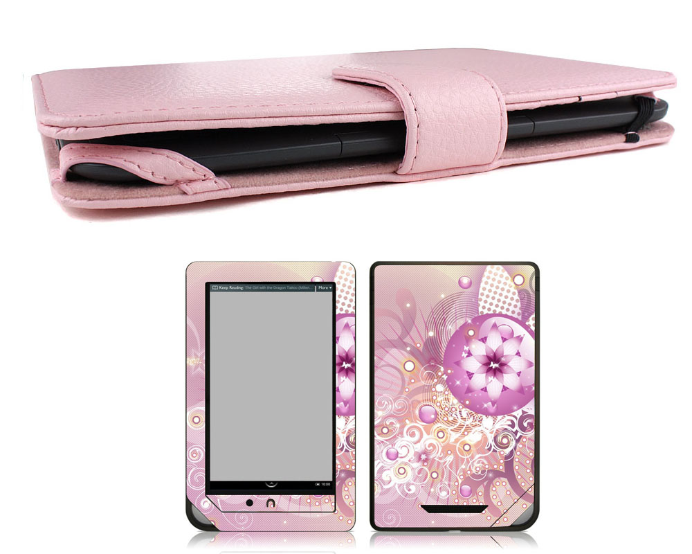 Bundle Monster Nook Color Nook Tablet Cover Case, Skin, Screen Guard