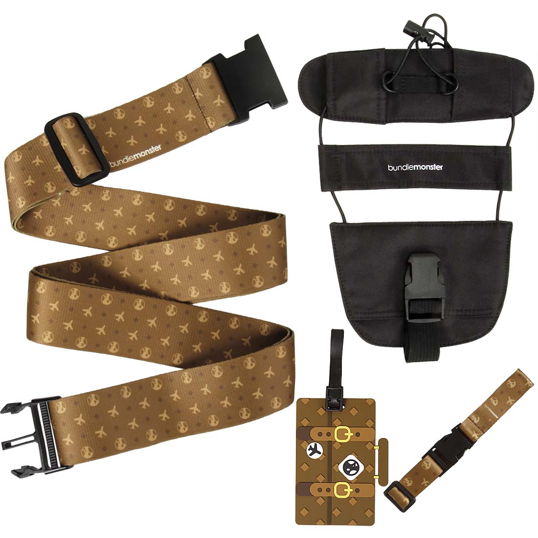suitcase identification straps