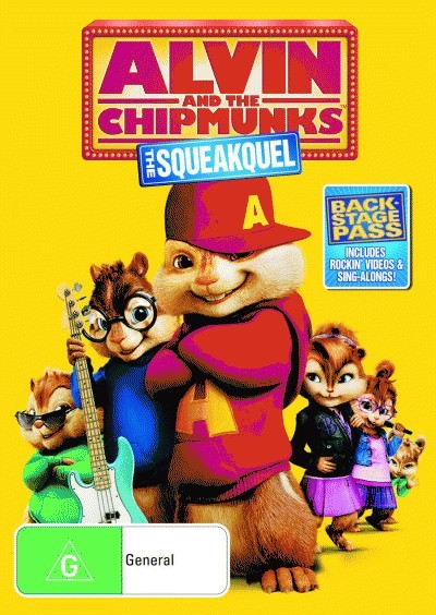 Alvin AND THE Chipmunks THE Squeakquel NEW Movie DVD R4 Zachary Levi
