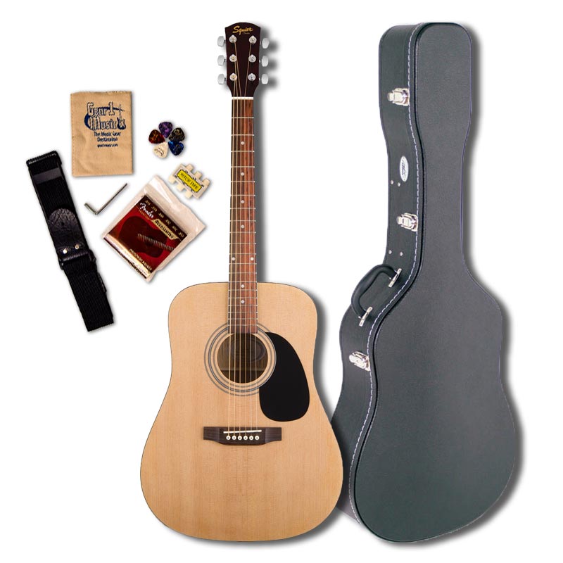 Fender Squier SA50 Acoustic Guitar Pack with Case and Accessories eBay