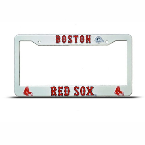 BOSTON RED SOX PLASTIC MLB LICENSE PLATE FRAME TAG HOLDER eBay