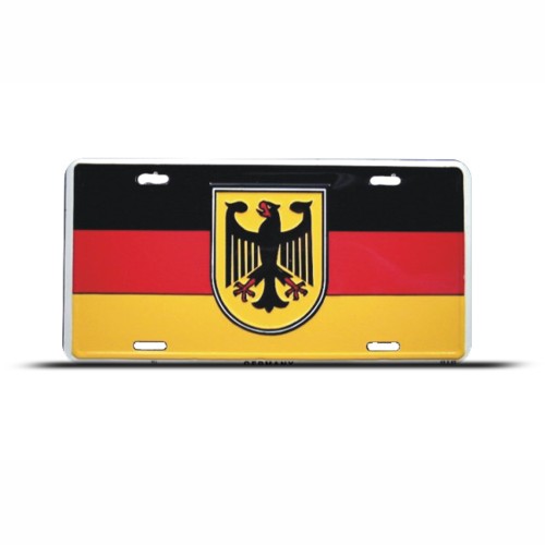 GERMANY GERMAN FLAG METAL LICENSE PLATE WALL SIGN TAG eBay