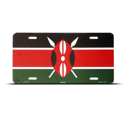 KENYA KENYAN FLAG METAL LICENSE PLATE WALL SIGN eBay