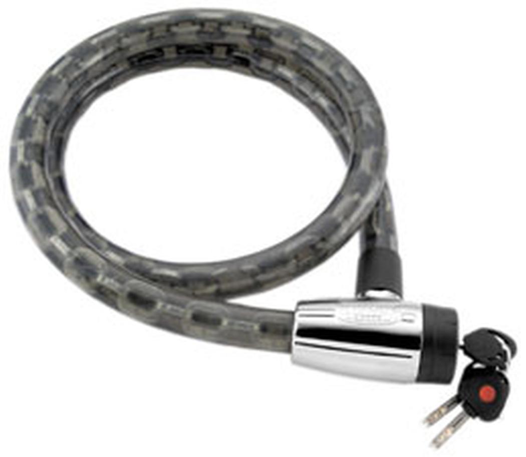 New Bully Locks Viper Cable Lock Motorcycle Security/Lock, Black, 6 Ft