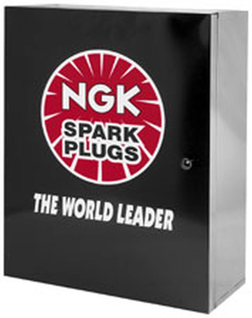 NGK SPARK PLUGS SPARK PLUG DISPLAY NGK, METAL DISPLAY