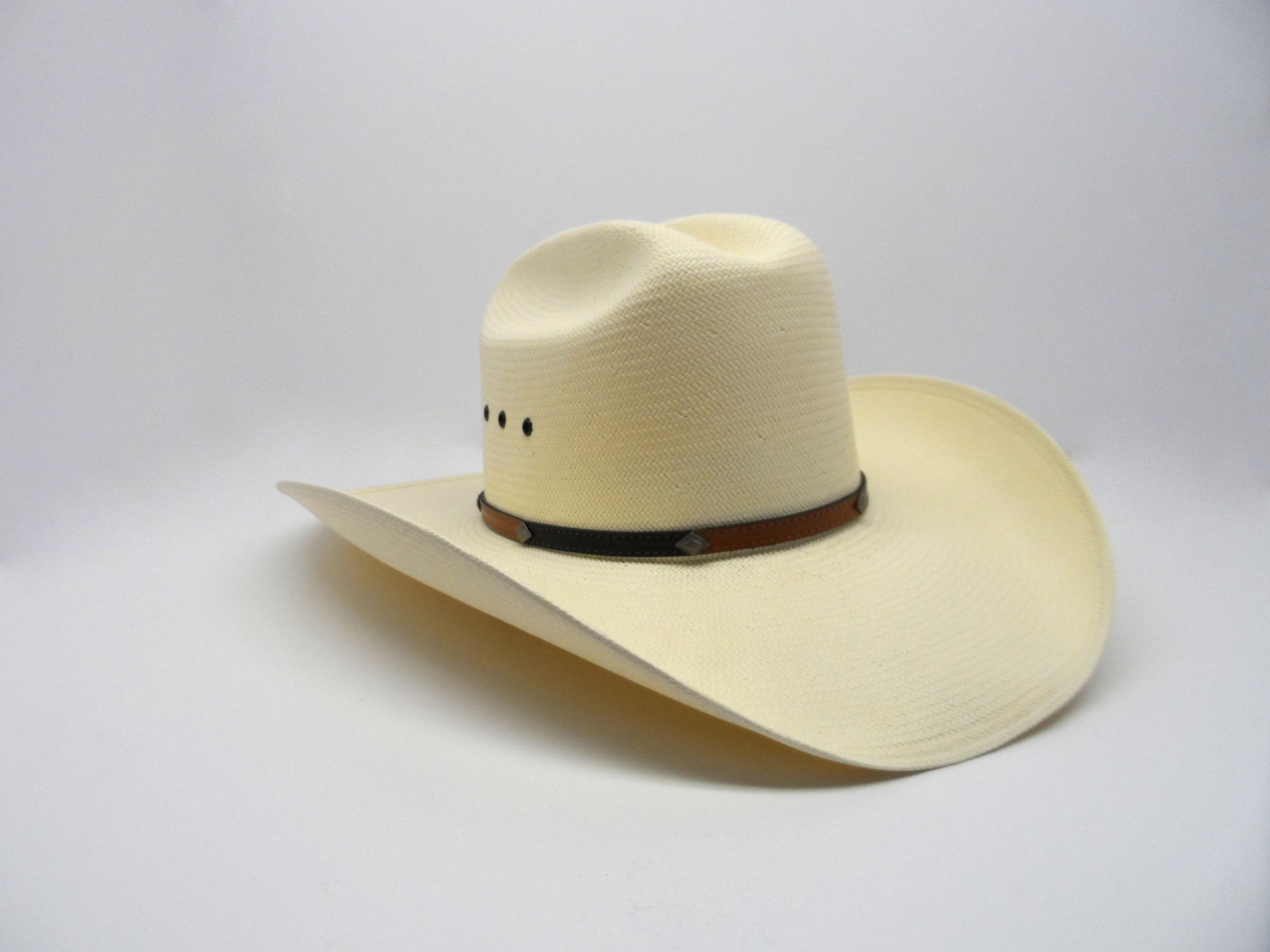 Stetson Men's 10X Grant Straw Cowboy Hat Natural Size 6 7/8 NWOT
