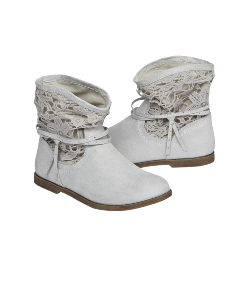 Justice Girls Crochet Shorty Slouch Boots | Girls Footwear | Free ...