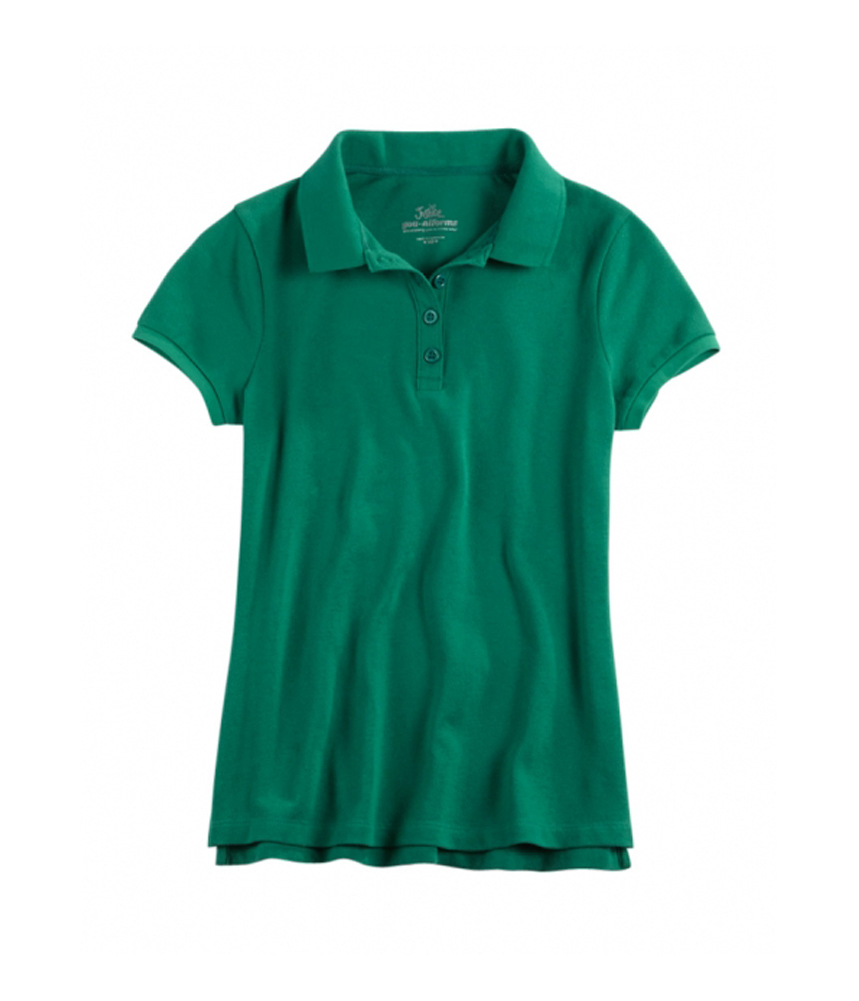 Boys' Long-Sleeve Pique Polo Shirt Make Justice your one-stop-shop for girls' school uniforms. Shop our selection of uniform styles that are functional & match her style.