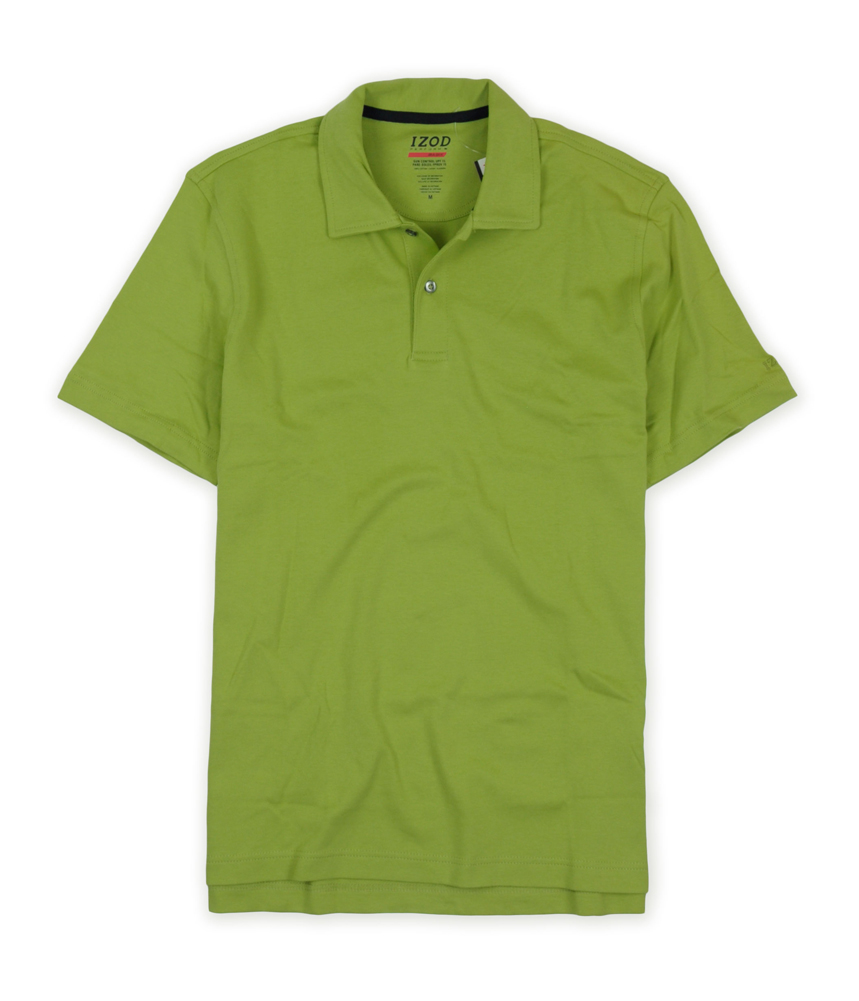 IZOD Mens Basix Sun Control Upf 15 Rugby Polo Shirt eBay