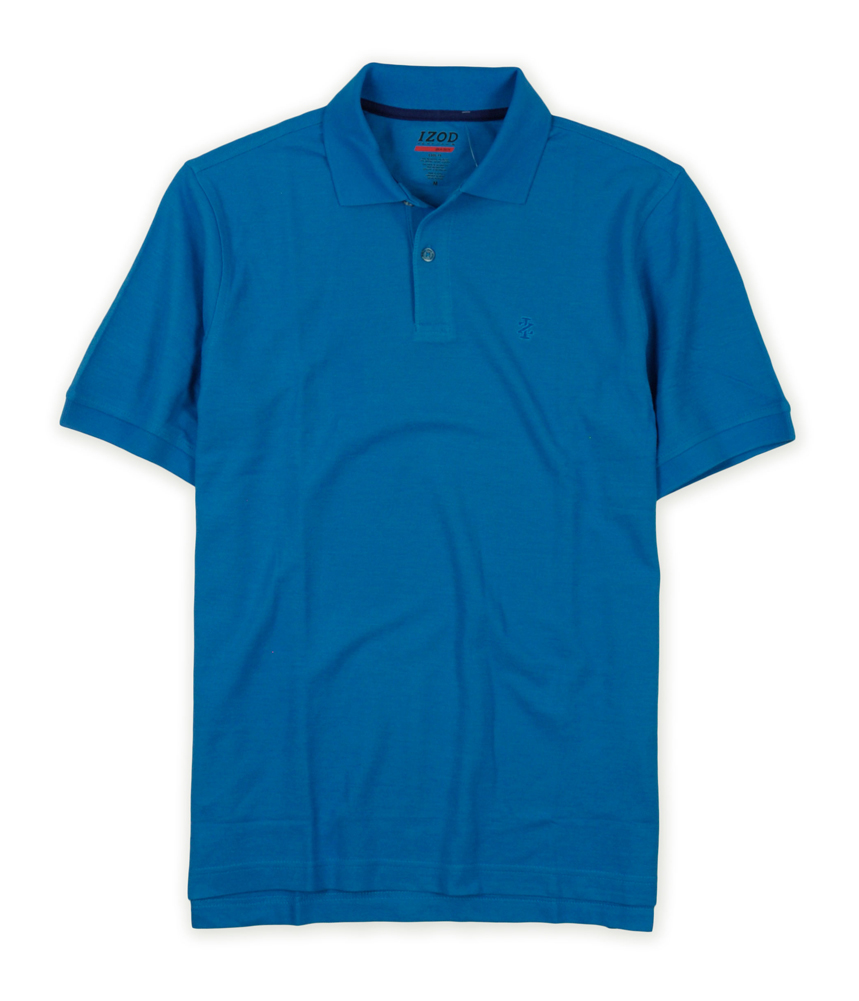 IZOD Mens Perform Cool Fx Embroidered Rugby Polo Shirt Mens Apparel