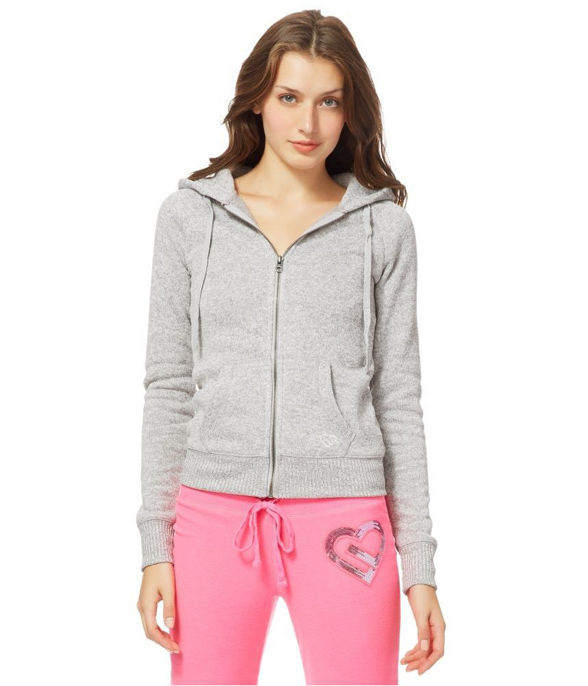 Aeropostale Womens Heathered Fleece Hoodie Sweatshirt eBay