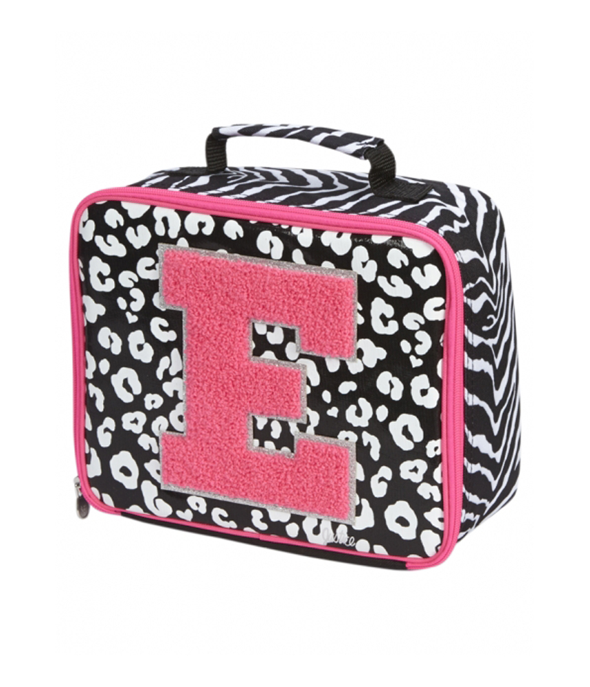 Justice Girls Cheetah Choose Initial Lunch Bag Girls Bags + Handbags