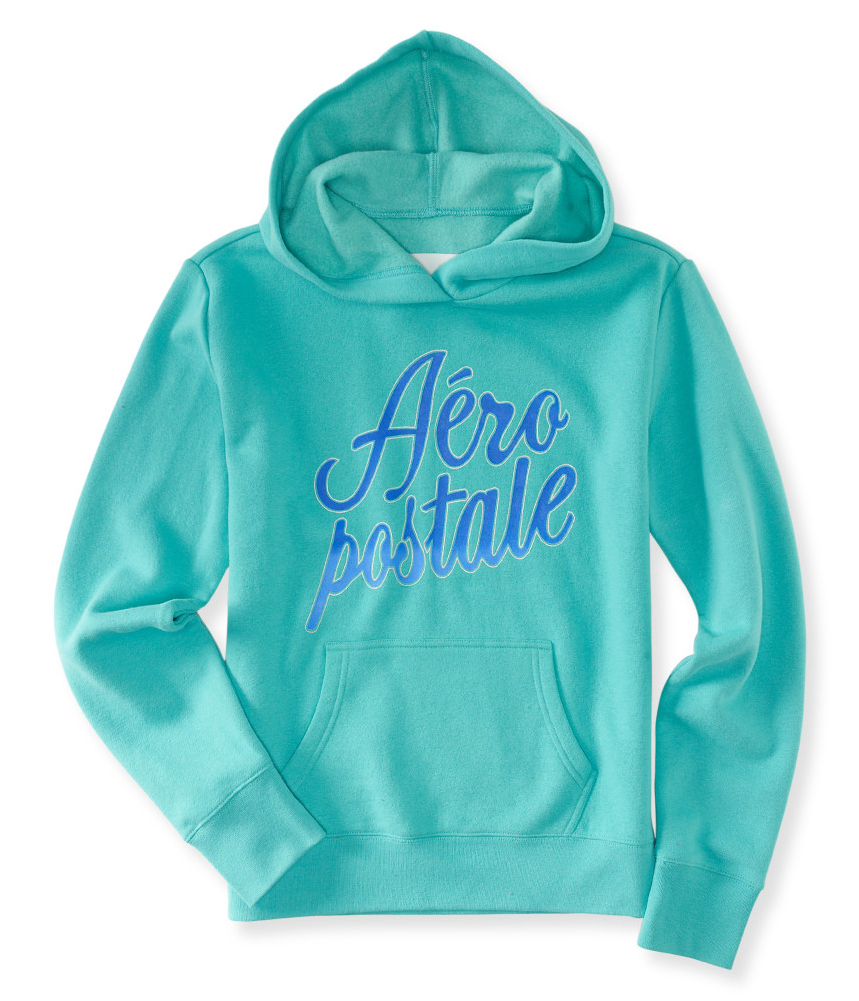 Aeropostale Womens Foil Script Hoodie Sweatshirt eBay