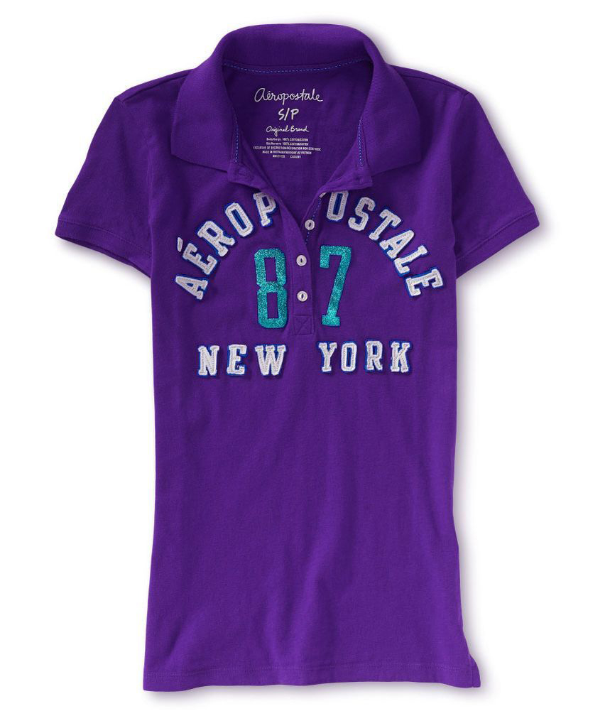 Aeropostale Womens 87 New York Polo Shirt eBay