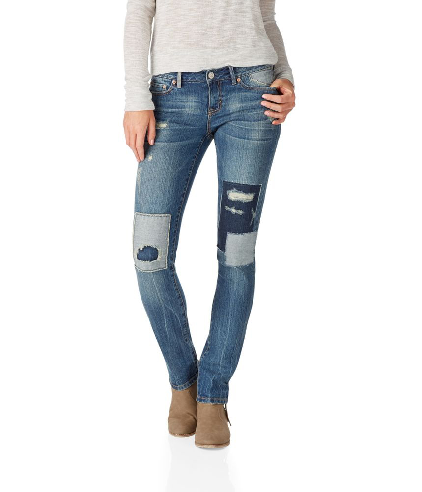 Aeropostale Womens Bayla Regular Skinny Fit Jeans Womens Apparel