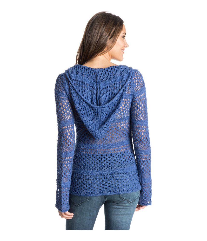 Roxy Womens Gridley Open Knit Pullover Sweater eBay