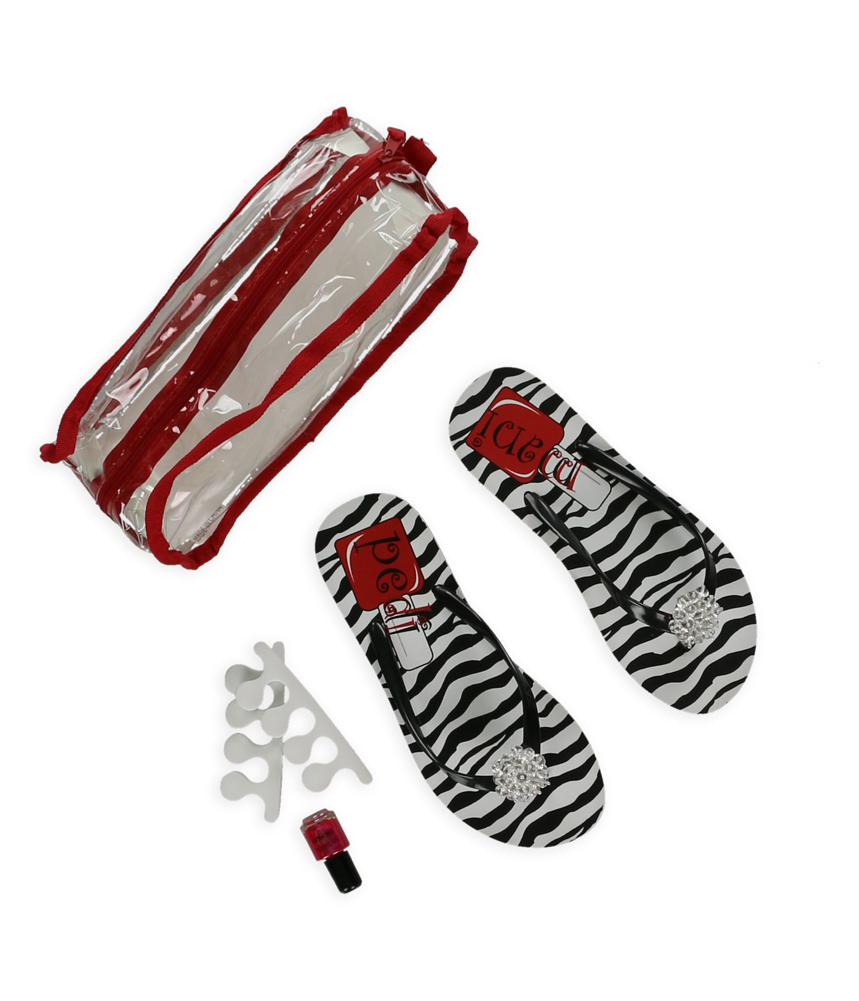 Styleco. Womens Pedicure Kit Flip Flop Sandals