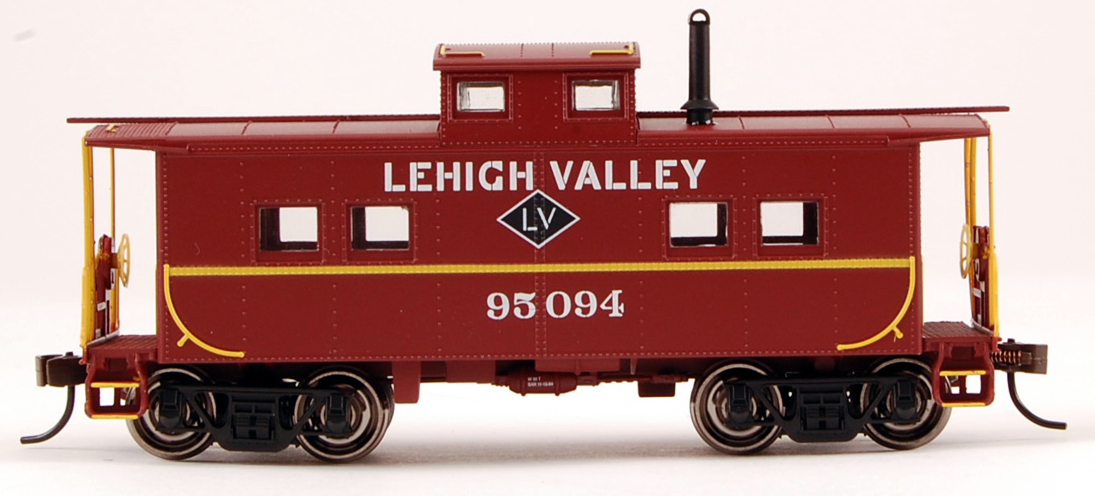 Bachmann HO Scale Train Caboose Lehigh Valley 95094 16815