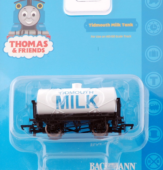 Bachmann HO Scale Train Thomas & Friends Tidmouth Milk Tank Car 77048