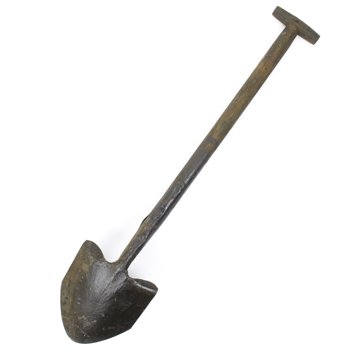 Original British WWII Army Full Size Entrenching Shovel Marked and WW2