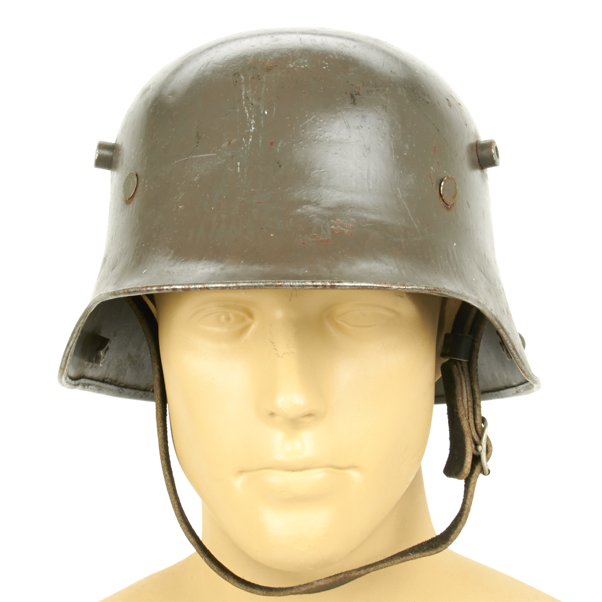 Original Imperial German WWI M16 Stahlhelm Helmet with Markings Shell