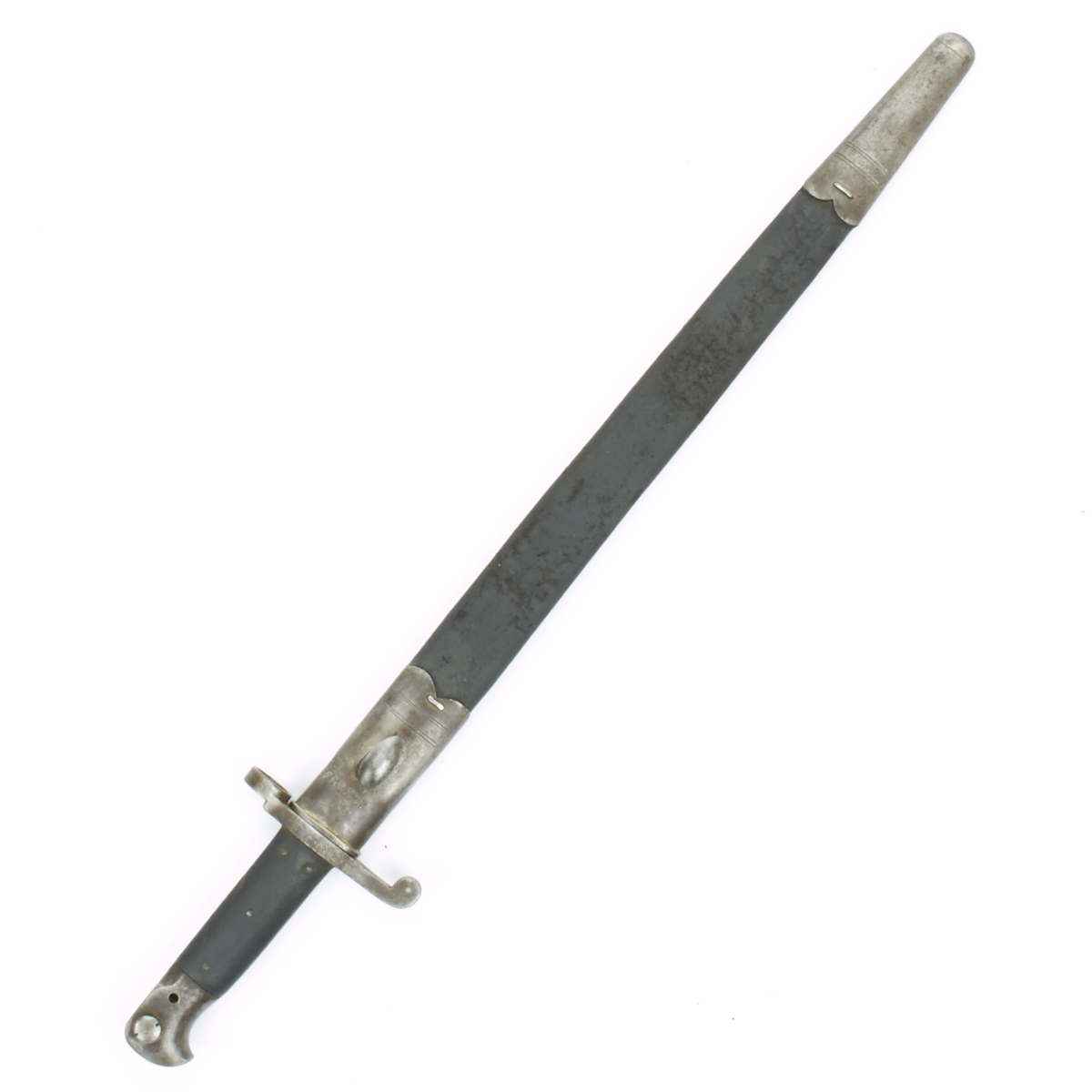 Original British MartiniHenry Rifle P1887 MkI Sword with