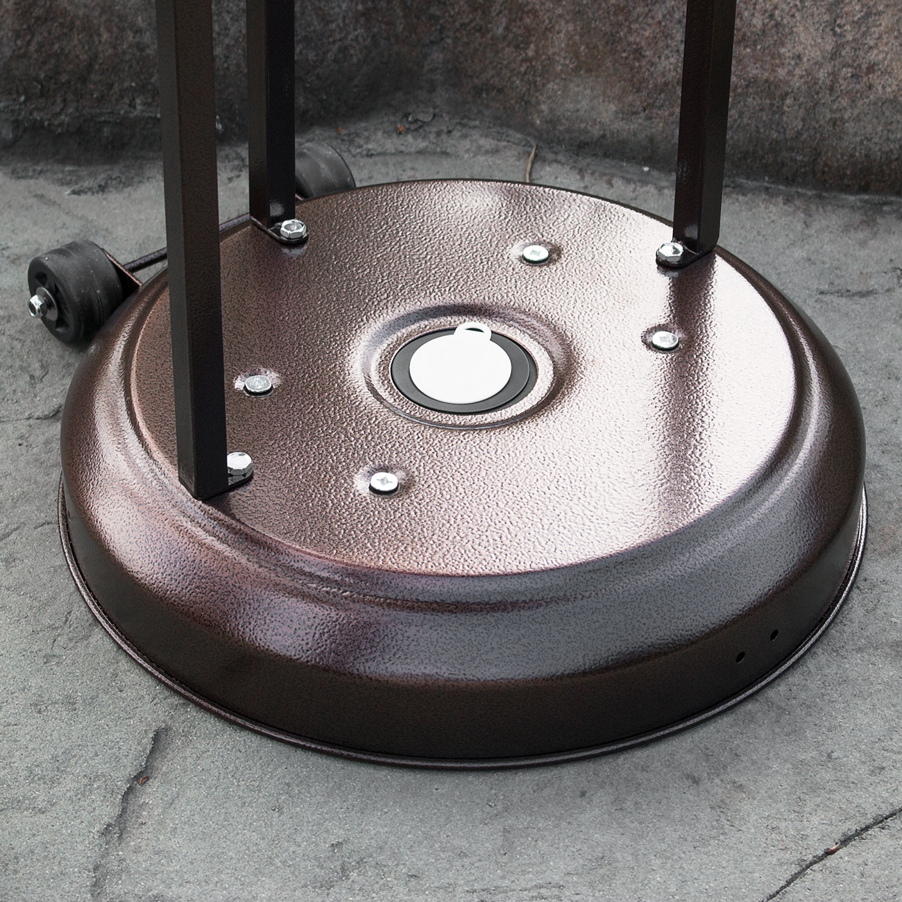 NEW 48,000 BTU Outdoor Patio Heater Propane Standing LP Gas CSA, Steel, w/ Wheel eBay