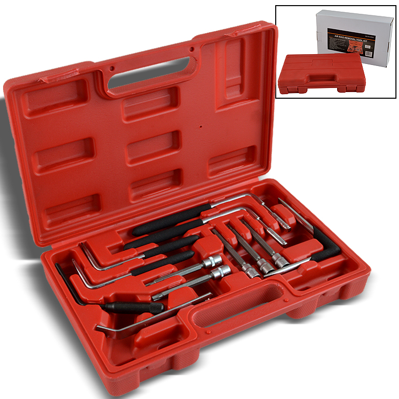 12pc Airbag Removal Tool Set Mercedes Benz BWM Audi VW DIY w/ Carrying