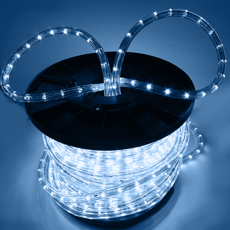 new 150 ft cool white 2 wire led rope light home outdoor new 150 ft cool white 2 wire led rope light home outdoor