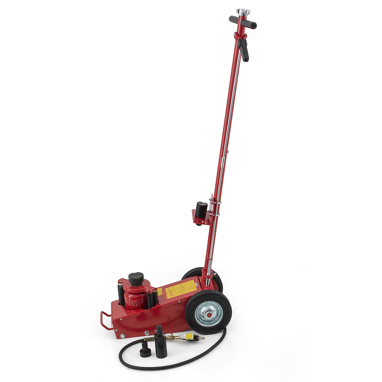 Hydraulic Air Floor Axle Bottle Jack w/ Wheels 22 Ton Lift Truck Bus