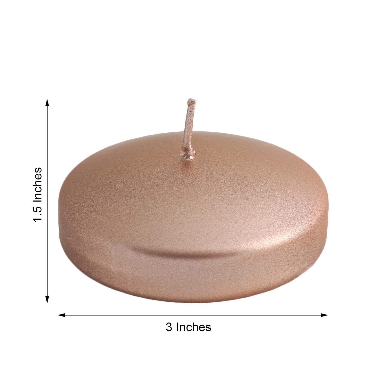 3-Inch wide Wedding Unscented Discs Round Floating Candles Centerpieces Sale