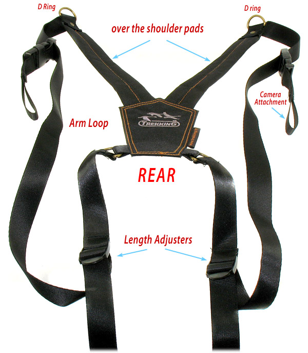 Camera Harness Dual Strap for Camera and Binoculars from Trekking eBay