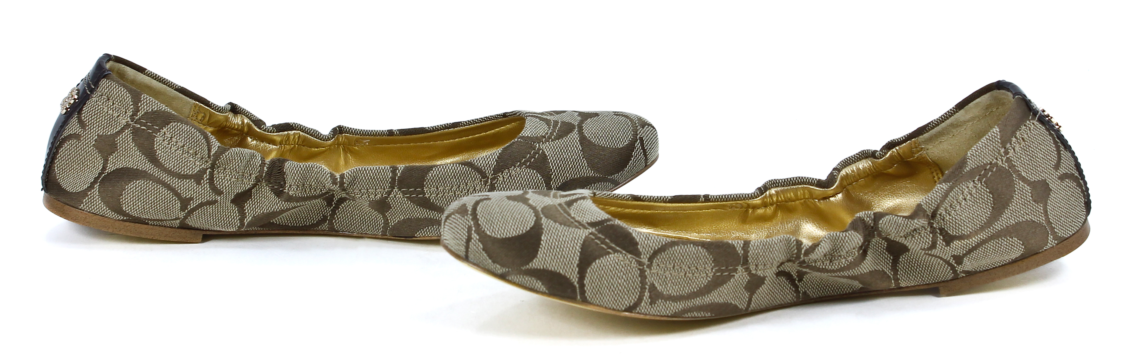 coach ballet flat shoes