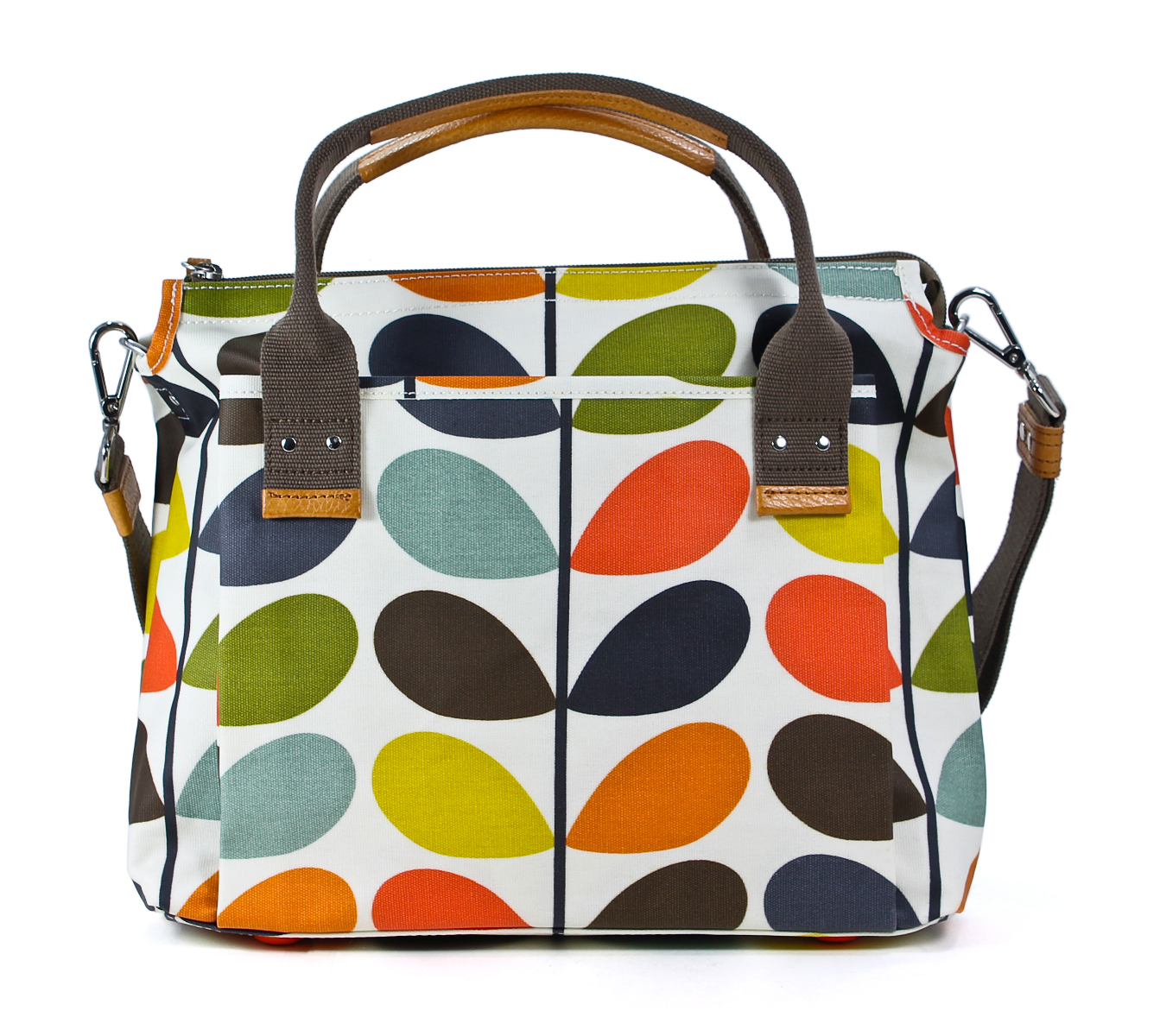 Orla Kiely Matt Laminated Nautical Multi Stem Print Crossbody Handbag
