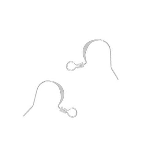 Silver Pinch Bails & Earring Hooks – Jewelry Making Findings (Light Silver)