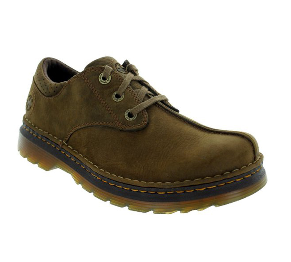 Dr. Martens Nevin Brown Leather Casual Slip Toe Oxford Shoes Dr.Martens Nevin Casual Low Top Lace Up Oxford Shoes AW004  main image 4