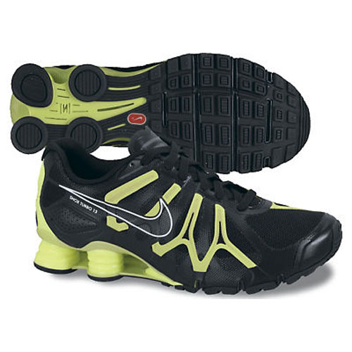Nike Shox Turbo + 13 Black/Volt - | Discount Nike Men display picture 2