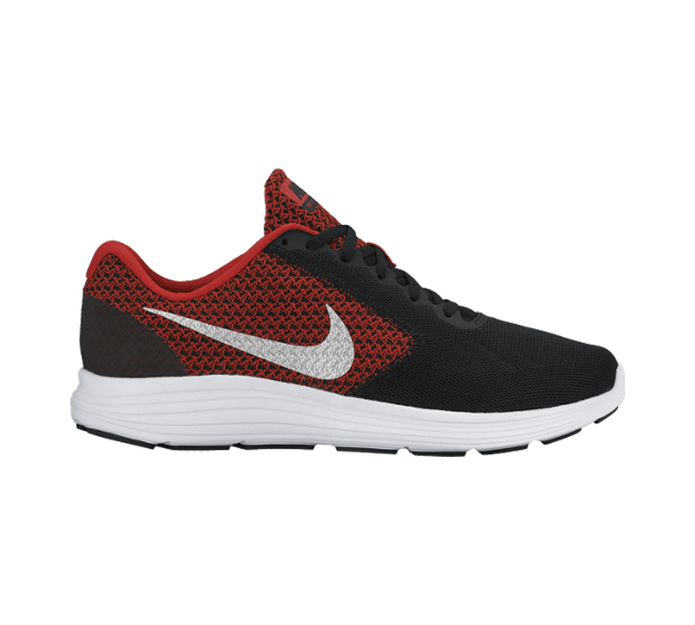 Nike Shoe Men\'s 12 Revolution 3 Sneakers 819300-600 Red Black NIKE Mens Revolution 3 819300-600 Black/Red Running Shoes  main image 4