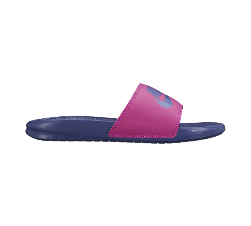 purple nike slides womens