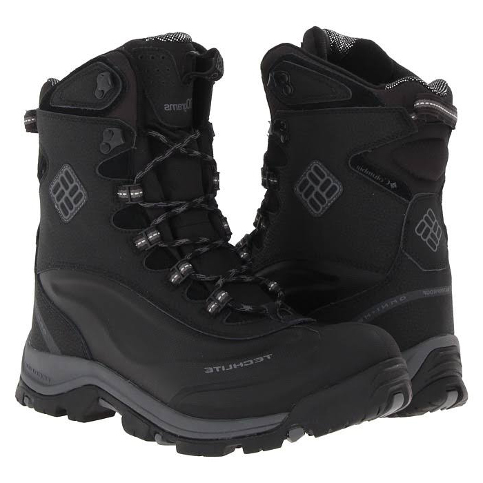 Columbia Bugaboot Plus II Boots Men\'s 10.5 Black Red Omni Heat Waterproof s-l400.jpg main image 4