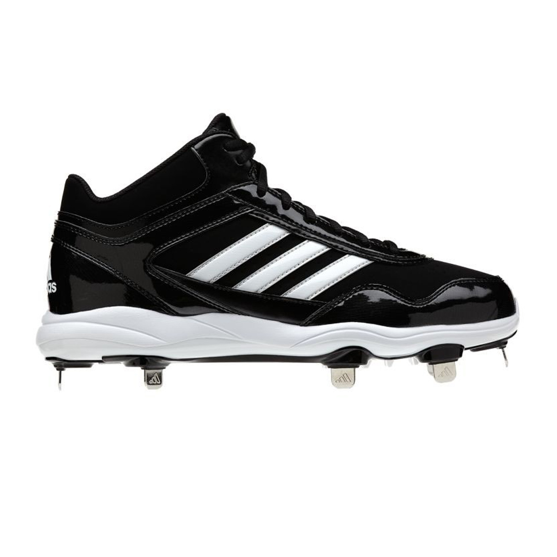 New Adidas Men's Excelsior Pro Metal Mid Baseball Cleats Black/White 9 | eBay