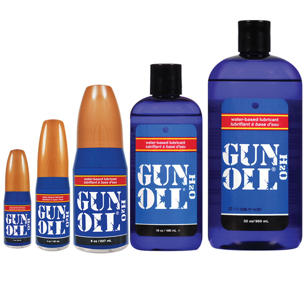 Gun Oil H2O Personal Lubricant Waterbased Ginseng Guarana Unscented CHOOSE SIZE eBay