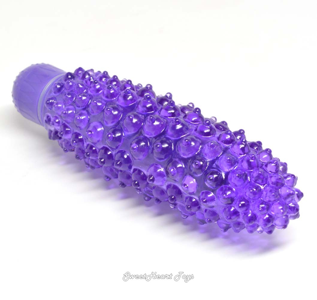 Multispeed Waterproof Vibrating Jelly Dildo Bumps Vibrator 7 Inch Dong Ebay