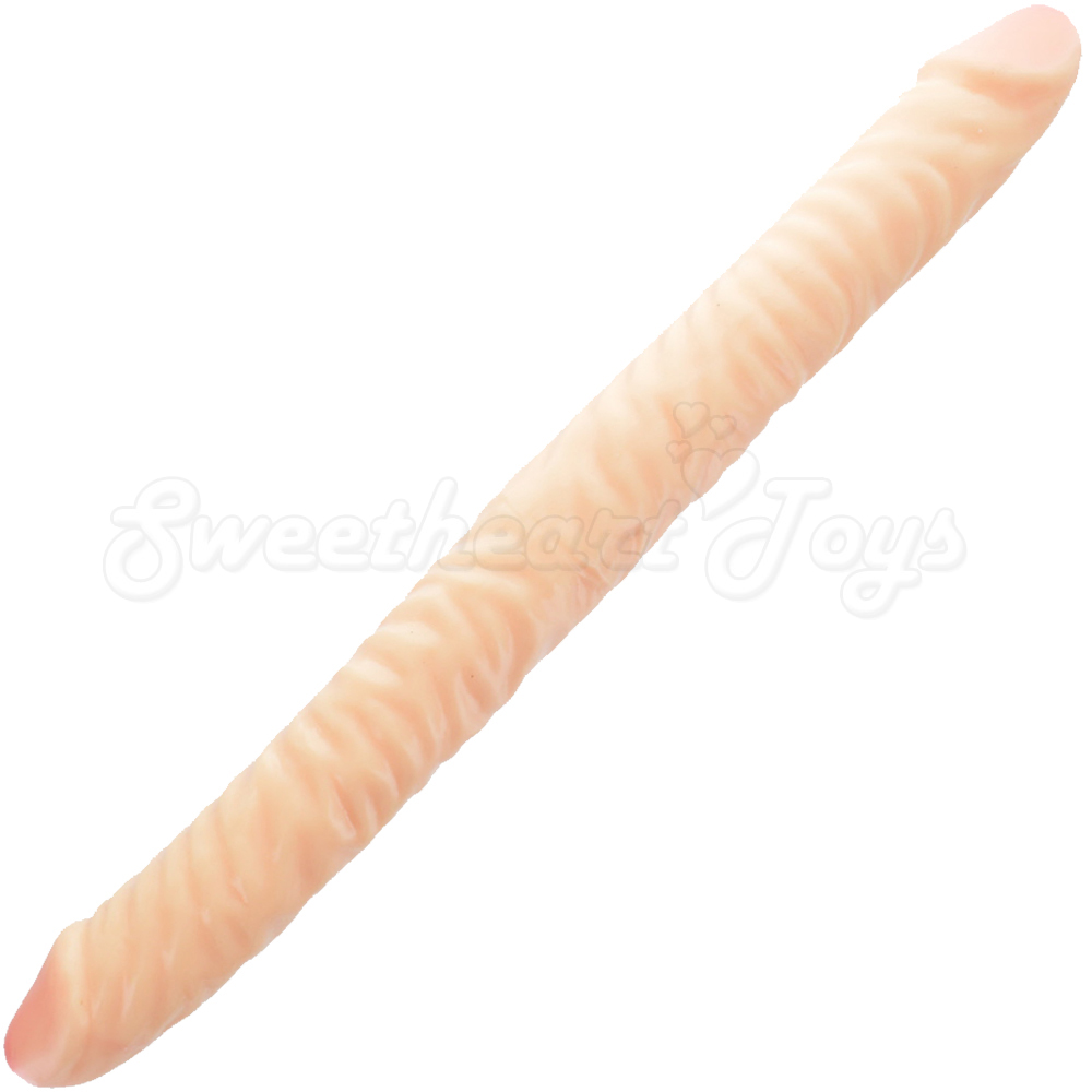 Jelly-Double-Dong-Dildo-Penis-Tip-15-Inch-Waterproof-Butt-Plug-Cock-Sex-Toy-New