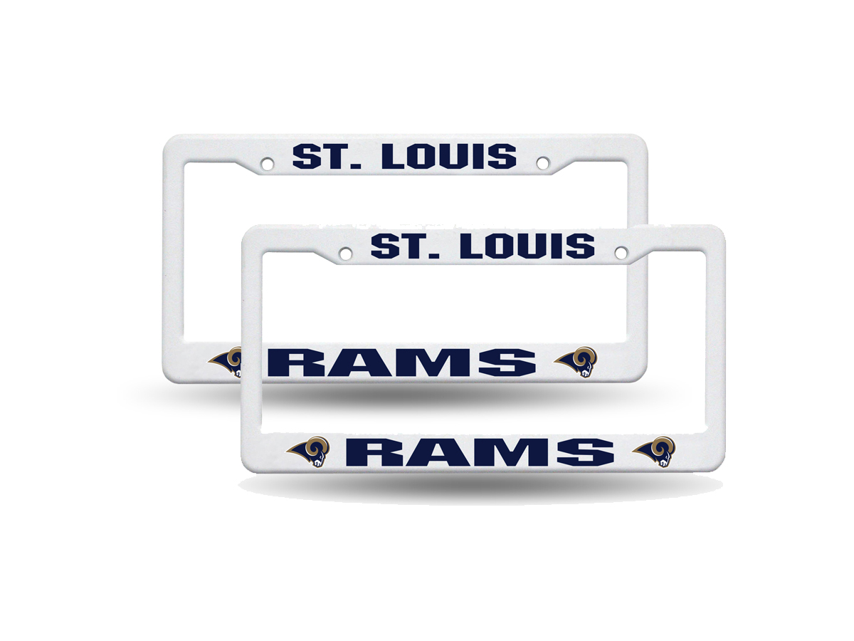 NFL Teams Football Plastic (2) License Plate Frame Set Car Truck Auto