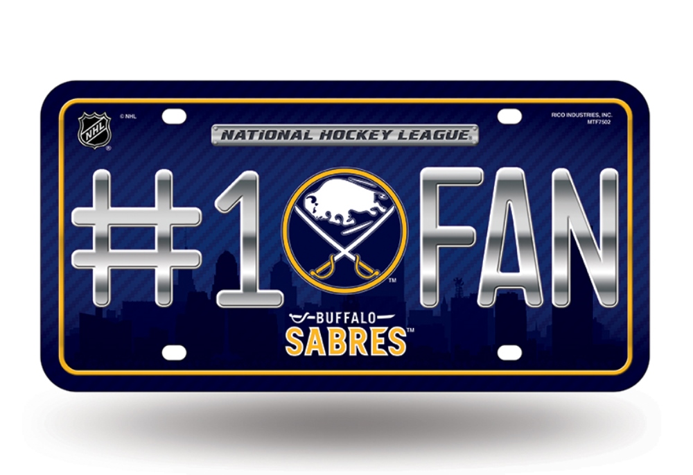 NHL Teams 1 Hockey Fan Metal License Plate Tag Auto Car Truck Wall